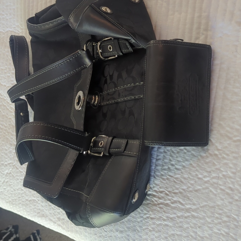Coach Purse with small Couch Wallet
